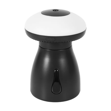 

Cute Mushroom Lamp Humidifier Multifunction Office Home Air Mini Usb Humidifier With Led Night Light Black
