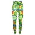thumbnail image 4 of Hyknon Womens St. Patrick's Day Leggings Irish Shamrock Printed Green Color Soft Yoga Pants High Waist Stretchy Soft Hip Lift Leggings, 4 of 4