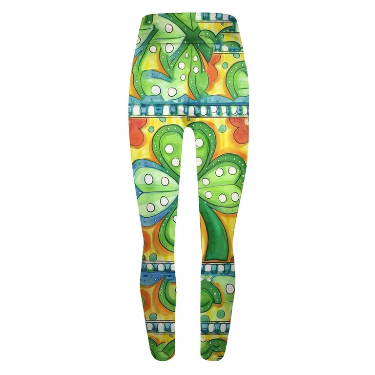 lcziwo Clothes Clearance, Womens St Patricks Day Leggings Casual