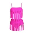 thumbnail image 5 of Efsteb Womens Swimsuits Two Piece Fringe Bikini Sets for Women 2 Piece Tassel Swimsuit Summer Beach Bathing Suit Vacation Swimwear (Hot Pink,M), 5 of 6