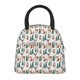 thumbnail image 1 of Balery Winter Woodland Friends Bolsa de Almuerzo para Mujeres, Caja de Almuerzo, Bolsa de Almuerzo Pequeña Impermeable, Tote de Almuerzo Reutilizable con Gran Capacidad, 1 of 6