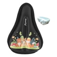 thumbnail image 1 of Funda de cojín para asiento de bicicleta para niños, protector de asiento de bicicleta, suave, pequeño, fácil de animales, 1 of 9