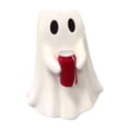 thumbnail image 2 of Halloween Cute Ghost Ghost Holding Coke, Ghost Coke Can Figurine Decor, Spooky Beverage Holder Figurine, Halloween Decorations for Tabletop, Party Decor (Red), 2 of 8