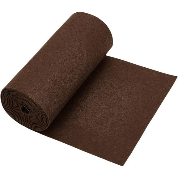 118x9.4inch Felt Fabric Roll Coconut Brown Polyester Felt Fabric Premium Felt Roll Felt for Felt Table Mats DIY Craftwork Sewing and Patchwork 2mm Thick