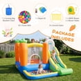 thumbnail image 2 of Gymax Rabbit Inflatable Playground w/Climbing Wall Slide & Ball Pit 480W Blower, 2 of 10