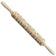 thumbnail image 1 of Fiudx Rodillo de Amasar En Relieve, de Madera Natural, con Diseños Únicos, Ideal para Hornear y Decorar Galletas, Diseño Ecológico, 43 X 3,6 Cm, Perfecto para Uso Doméstico y Como Regalo., 1 of 5