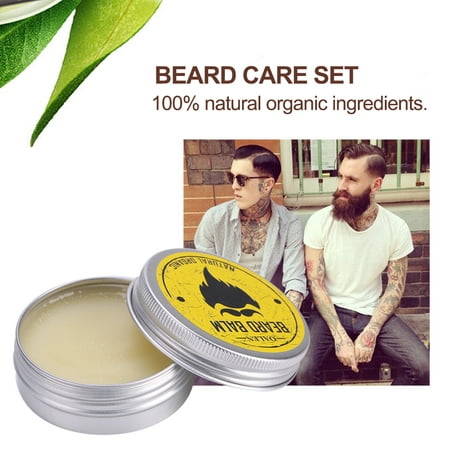 EECOO Natural Organic Beard Conditioner Balm Moustache Wax for Beard Shaping Moisturizing Beard Care Beard Moisturizing Wax,Beard (Best Beard Shaving Styles)