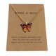 thumbnail image 1 of Collar de mariposa, collar de mariposa dorado elegante, exquisito y realista para madre, novia y amigas, 1 of 12