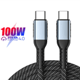 thumbnail image 2 of Cable USB C a USB tipo C 100W 60W PD Cable de carga rápida Cable Usb C para Xiaomi Samsung Huawei Macbook iPad Tan Jianjun unisex, 2 of 2