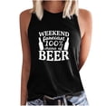 thumbnail image 1 of Blusa de camiseta sin mangas con cuello redondo y estampado de Oktoberfest divertido Vintage para mujer Fridja  gh4548, 1 of 5