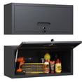 thumbnail image 2 of IKIMI 8-Piece Heavy Duty Garage Cabinet System with Workbench, Lockable Steel Storage Cabinets, Modular Tool Storage Organizer for Garage & Workshop , Black, 2 of 9