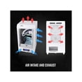 thumbnail image 4 of Thermaltake The Tower 200 Snow Mini Chassis - Mini-tower - White - Tempered Glass, SPCC - Mini ITX Motherboard Supported - 8 x Fan(s) Supported - 2.0 x Internal 3.5" Bay - 4 x External 2.5" Bay - 3..., 4 of 5