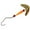 Gold Sparkle/Fire Orange/Ruby, variant on Mack's Lure Smile Blade® Super Slow Death