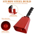 thumbnail image 6 of cyrico 2 Pack Cowbells for Sporting Events, 10 Inch Metal Loud Cowbell with Handle for Football Games, Cheering Hand Bell, Outdoor & Event Noise Maker, 6 of 7