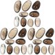 thumbnail image 1 of 3 juegos de piedras naturales pulidas y caídas, piedras de cristal transparentes, accesorios de piedra de cristal para yoga y decoración del hogar, 1 of 6