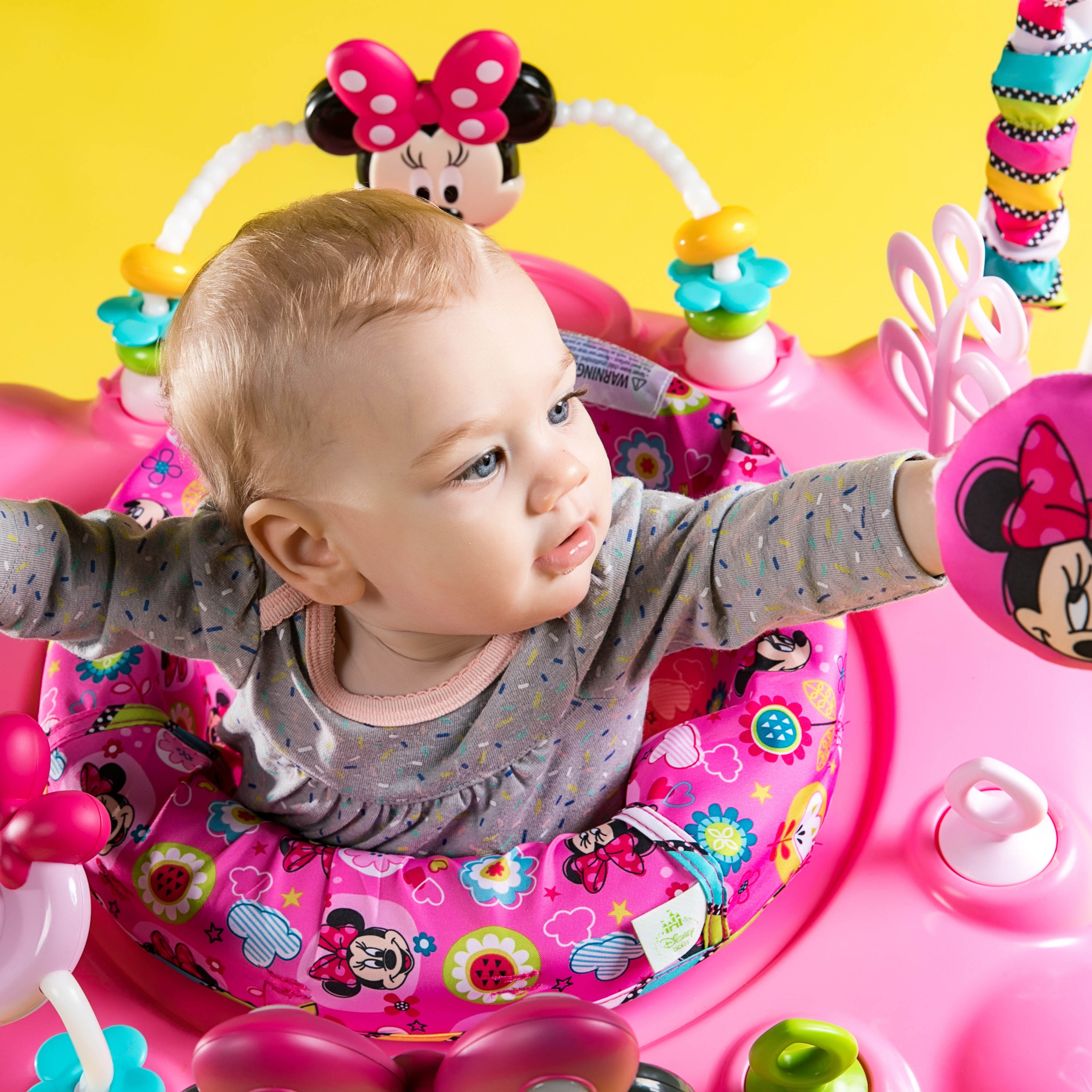 Bright Starts Disney Minnie Mouse Activity Jumper photo 4