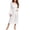 White, variant on Robe Women Women's Bridal Satin Robe with Short Dressing Gown Wedding Morning Wear