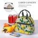 thumbnail image 5 of Disketp Lemon Seamless Pattern Oil Painting Effect Lonchera Térmica para Mujer y Hombre, Bolsa de Almuerzo Reutilizable e Impermeable para Trabajo, Viajes y Picnic, 5 of 7