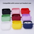 thumbnail image 3 of Gwong Electrónica Funda protectora de auriculares Funda protectora invertida Agujero de carga a prueba de polvo Silicona Bluetooth-Compatible con Earbud Case Protector para Lenovo LP1, 3 of 6