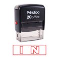 thumbnail image 2 of Printtoo Office Stationary IN Self Inking Rubber Stamp Stamp-Red, 2 of 2
