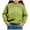 Green hoodies girl JK1127, variant on UYYX Kids Hoodies Teen Girl Hoodies Girls Casual Long Sleeve Hoodies Cute Oversized Pocket Sweatshirt Tops 5-6 Years