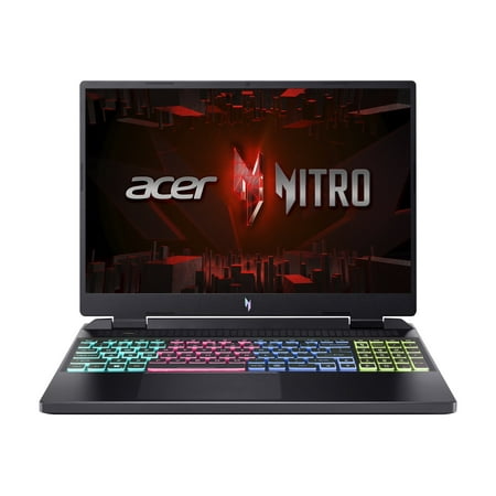 Acer Nitro 16 AN16-41 - AMD Ryzen 7 7735HS / 3.2 GHz - Win 11 Home - GeForce RTX 4070 - 16 GB RAM - 512 GB SSD - 16" IPS 2560 x 1600 (WQXGA) @ 165 Hz - 802.11a/b/g/n/ac/ax (Wi-Fi 6E) - obsidian black - kbd: US Intl