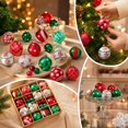 thumbnail image 5 of 44PCS Christmas Ornaments Balls Electroplated Xmas Tree Decorations Hanging Colorful Christmas Balls Ornaments Set, 5 of 7
