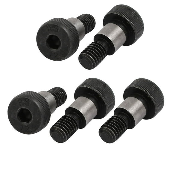 Unique Bargains 5pcs 40Cr Steel Shoulder Bolt 10mm Shoulder Dia 10mm Shoulder Length M8x13mm Thread