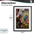 thumbnail image 4 of Stupell Industries Bohemian On The Wild Side Botanicals Black Framed Print Under Glass, 14 x 20, by Petals Prints Design, 4 of 8