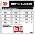 thumbnail image 3 of Milwaukee 48-89-2332 RED HELIX Cobalt 29pc Drill Bit Set, 3 of 4