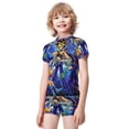 thumbnail image 2 of Yu-Gi-Oh Boys 2-Piece Swimsuit Set, Short Sleeve Rash Guard & Swim Trunks, 2 of 7