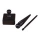 thumbnail image 1 of Toystoory Pulidor de borde de cuero de de alta densidad, cortador de borde de negra, herramienta de artesanía de cuero, herramienta de Artesanía No. 4 Toystoory HA024456-04, 1 of 6