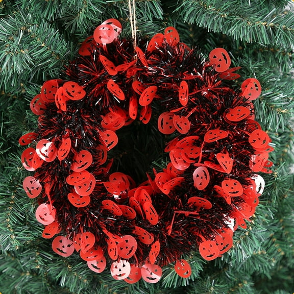 Door Hanger,Wreath Wreath Party Haunted Decoration Party Haunted Wall Party Dsfen Door Wreath Adben Leeofty Orange