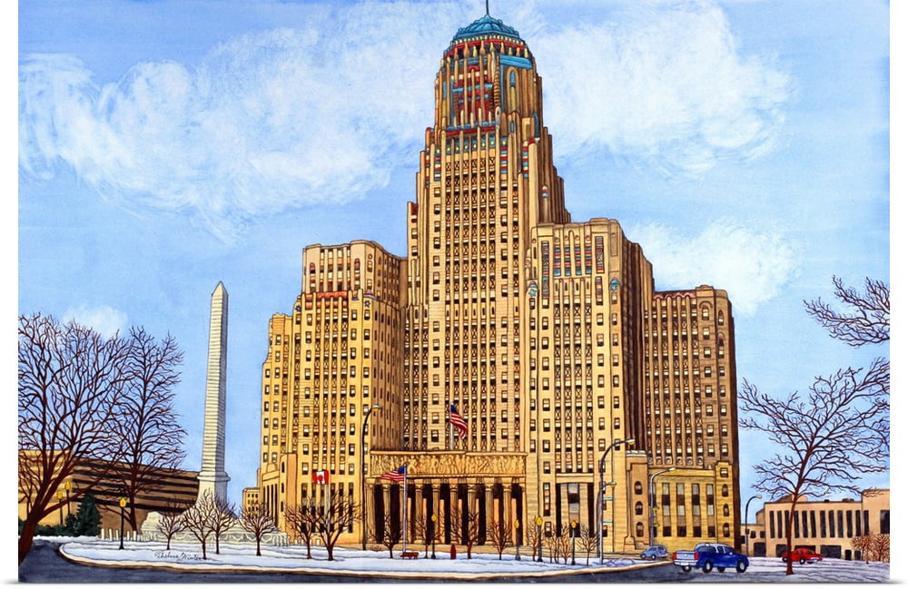 Great BIG Canvas | Buffalo, NY" Art Print - 24x16 - Walmart.com