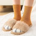 thumbnail image 2 of Adults Kids 3d Animal Paws Cat Feet Printed Foot Socks Elastic Socks, 2 of 3