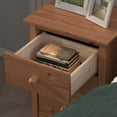 thumbnail image 3 of From the Tree Furniture Solid Wood 3-Drawer Tall Nightstand, Honey, 3 of 9