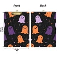 thumbnail image 5 of FORMRS Acrylic Clipboard with Low Profile Clip Standard A4 Letter Size, 12.5" x 9", Halloween Orange Ghosts, 5 of 8