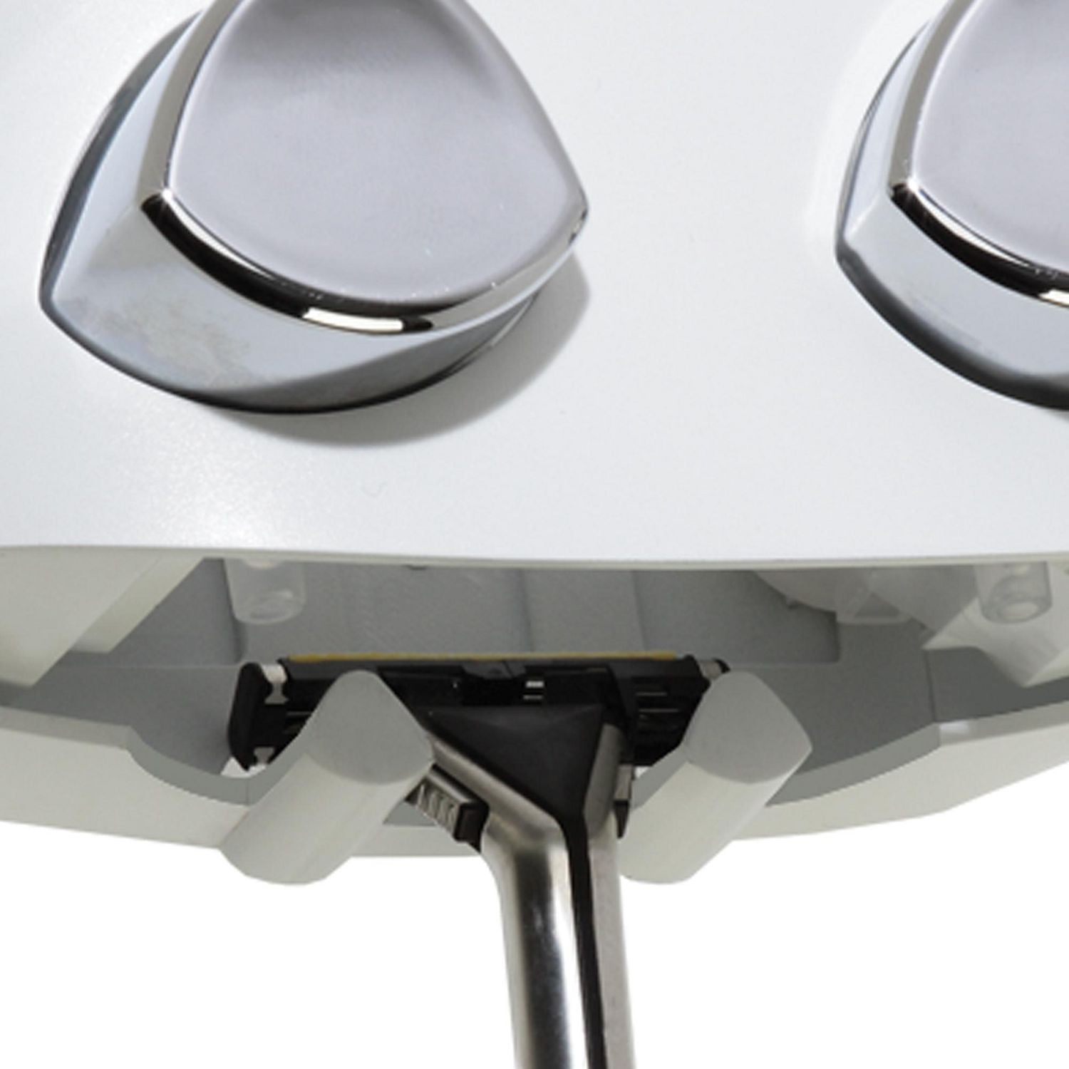 Better Living Products 76244-1 EURO Series DUO Distributeur de savon et de douche mural à 2 chambres Chrome