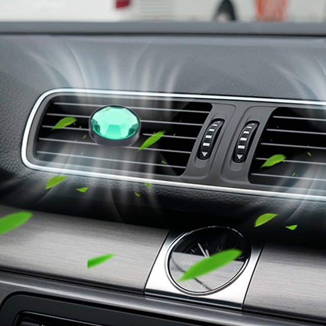 Jioakfa Automotive Interior Accessories Vehicle Mounted Perfume Ambience Outlet Solid Ointment Tablet Green Size