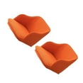 thumbnail image 1 of Guardoinrt 2pcs/set Transform Armchair Stretchy Chair Cover Full Protection And Stylish Decor Easy Care orange 1Set, 1 of 6