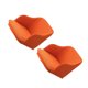 thumbnail image 1 of Funda elástica para sillas Kearding 2 piezas protección total decoración hogar naranja, 1 of 6
