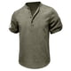 thumbnail image 3 of pstuiky camisetas para hombre, Camisa/Top de manga corta con cuello para hombre, color liso, holgada, informal, de manga corta camisetas de hombre xxl, 3 of 5