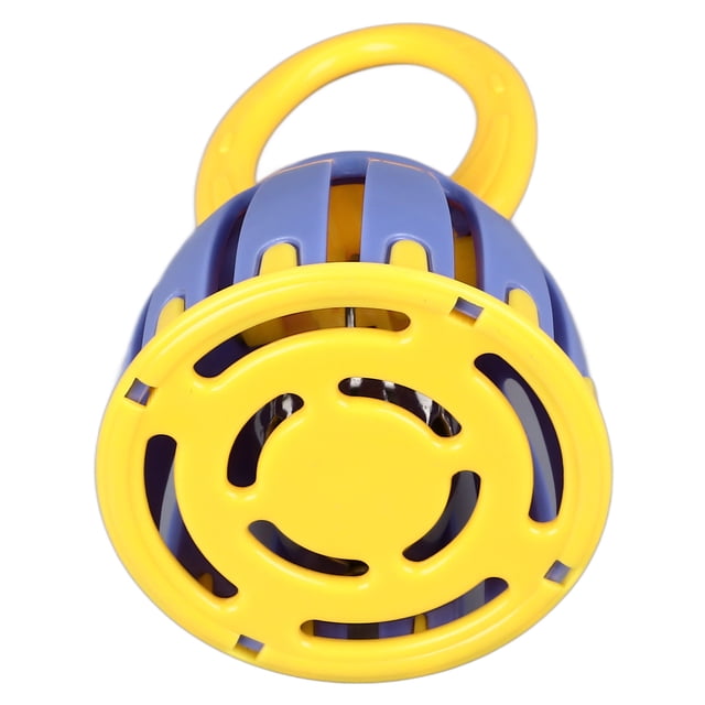 Rattle Percussion Instrument Handle Cage Bell Toy Hand Shaker Sound Music Education For Children Kids Brain Game