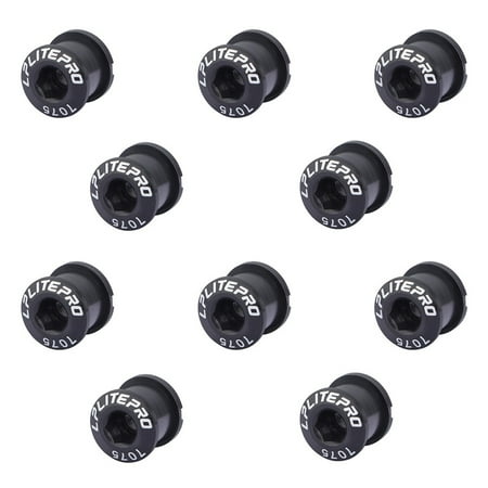 

Ana 10PCS Mountain Bike Crank Screws Bolt CNC 7075 Aluminum Screw single chainring
