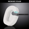 thumbnail image 5 of Ear Cushions Memory Foam Earpads Cover Replacement Ear Pads for M50X Fits M40X M30X M20 White, 5 of 6