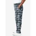 thumbnail image 3 of KingSize Men's Big & Tall Lightweight Jersey Open-Bottom Sweatpants, 3 of 5