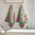 thumbnail image 4 of Dreamtimes Spring Cherry Blossom Birds Hand Towels 2 PCS, Watercolor Flowers Kitchen Towel Ultra Soft and Highly Absorbent,Decorative Fingertip Face Towel for Bathroom Hotel, 28.3"x14.4", 4 of 6