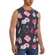 thumbnail image 2 of Fotbe Breast Cancer Awareness1 Men's Camiseta sin Mangas Estampada para Hombres, Playera Casual para Gimnasio, Entrenamiento, Playa-Large, 2 of 7
