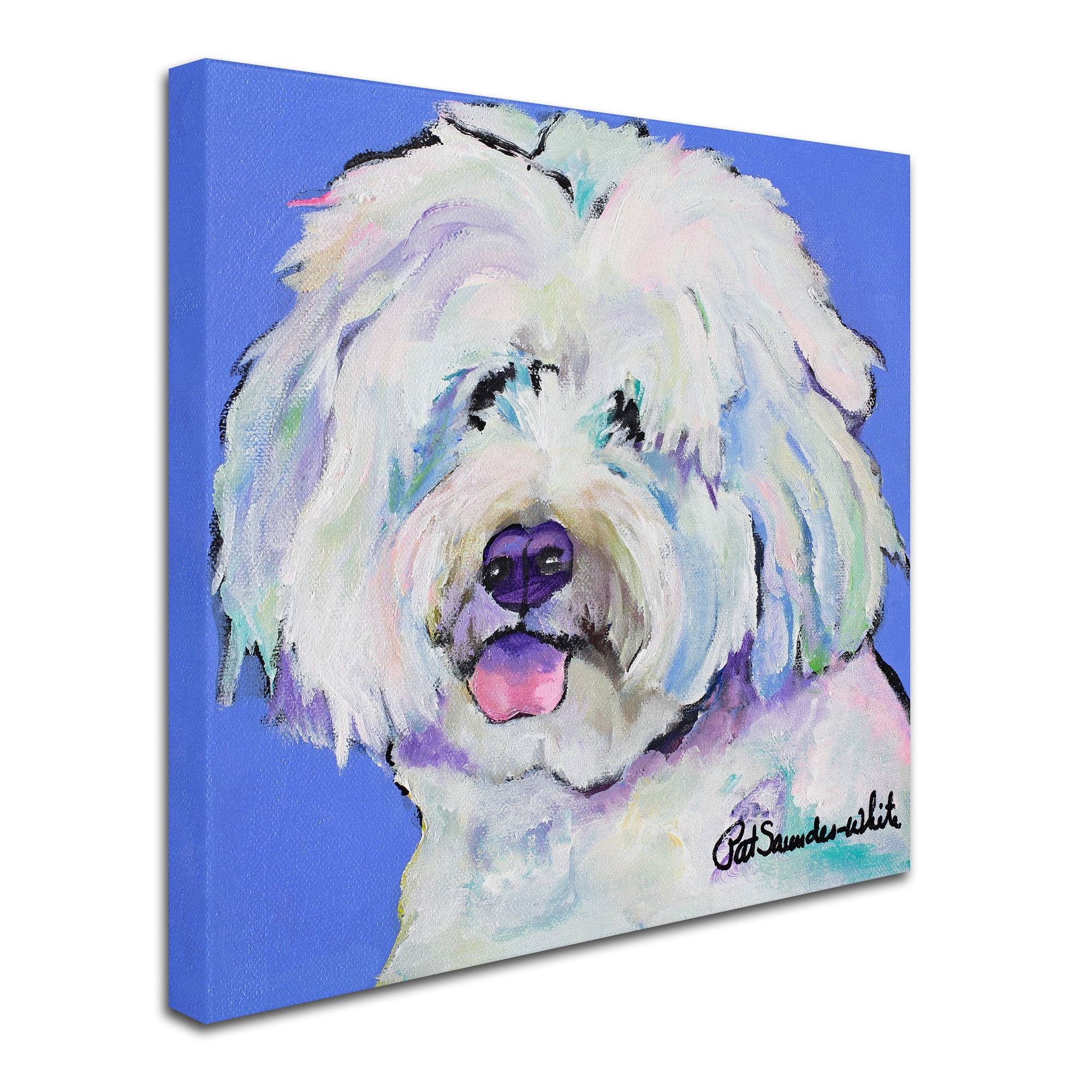 Trademark Fine Art "Champ" Canvas Art by Pat Saunders-White