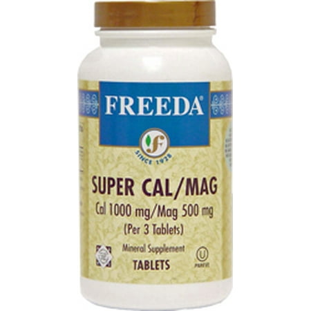 - Freeda Kosher Super Cal/Mag Calcium Magnesium - 100 Tablets
